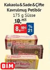SÜSSE KAKAOLU&SADE&ÇİFTE KAVRULMUŞ PETİBÖR